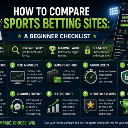 How to Compare Sports Betting Sites: A Beginner Checklist