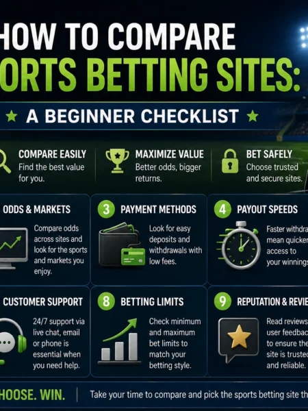 How to Compare Sports Betting Sites: A Beginner Checklist