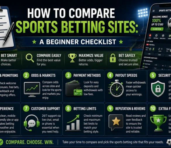 How to Compare Sports Betting Sites: A Beginner Checklist