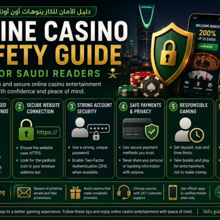 Online Casino Safety Guide for Saudi Readers
