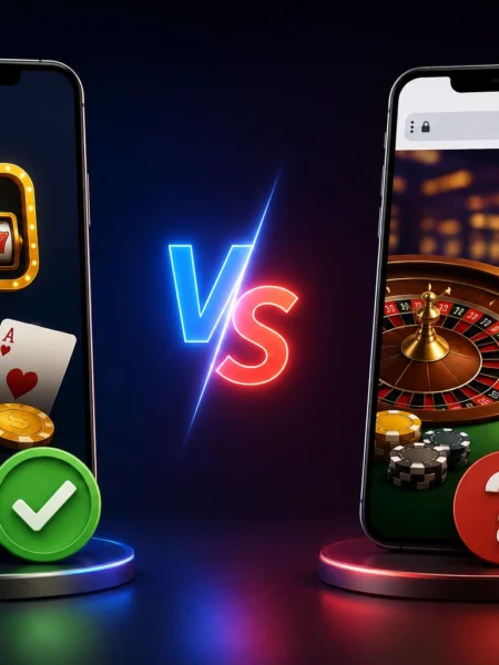 تطبيق الكازينو أم المتصفح على الهاتف: أيهما أفضل؟