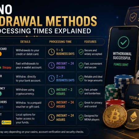 Casino Withdrawal Methods and Processing Times Explained