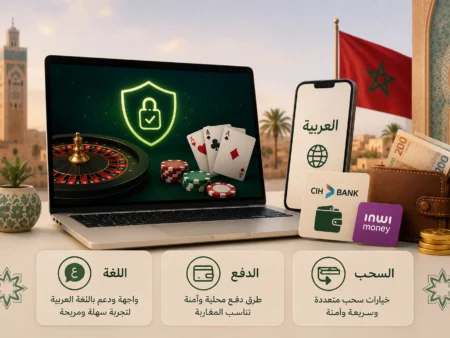 دليل الكازينو أون لاين في المغرب: الدفع واللغة والسحب