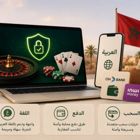 دليل الكازينو أون لاين في المغرب: الدفع واللغة والسحب