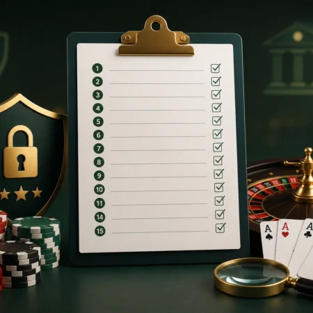 كيفية اختيار كازينو موثوق: قائمة فحص من 15 نقطة