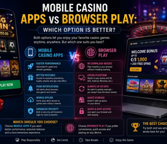 Mobile Casino Apps vs Browser Play: Which Option Is Better?